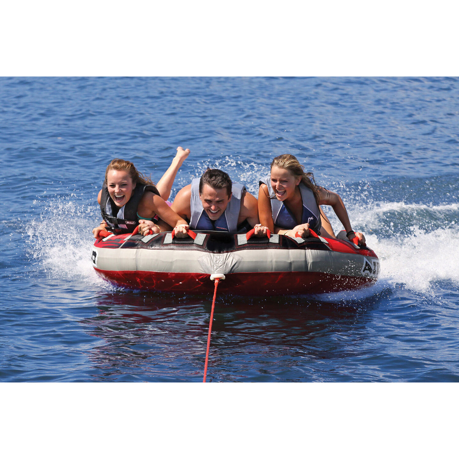 AIRHEAD G-Force 3 Performance Tube Towable Up to 3 People Ride AHGF-3