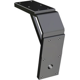 Power-Pole Deck Mount, 13" Aft, 11" Drop, Black