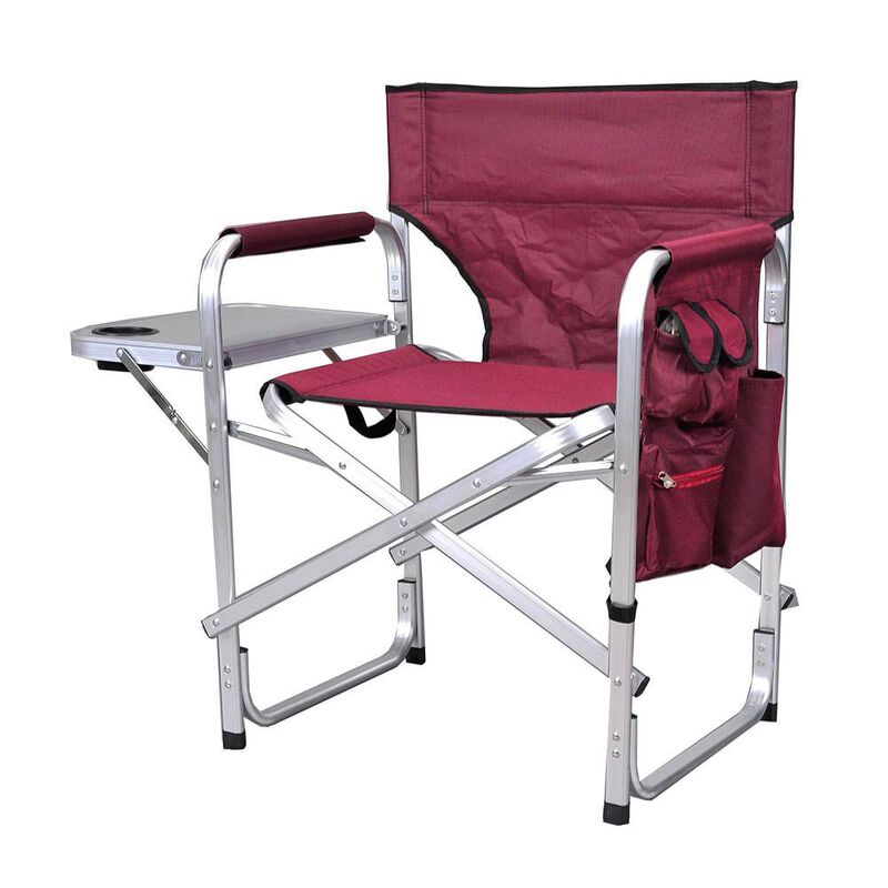 Ming's Mark Director's Folding Chair, Burgundy image number 1