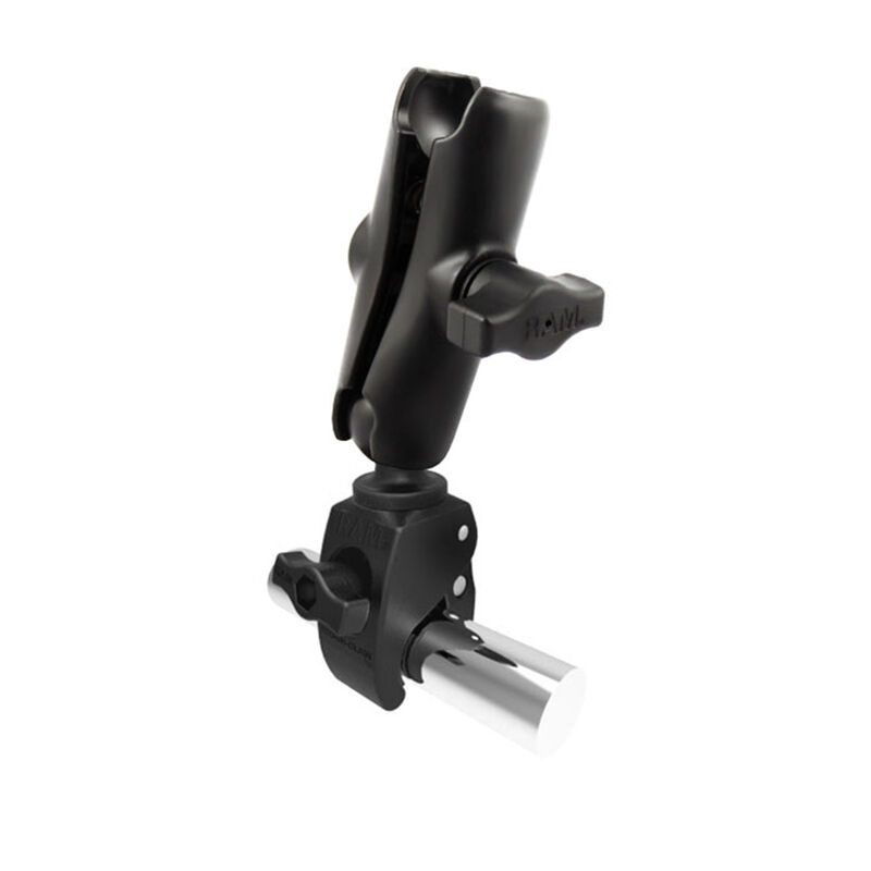 RAM Mount Small Tough-Claw Base w/ 1" Diameter Double Socket Arm image number 1