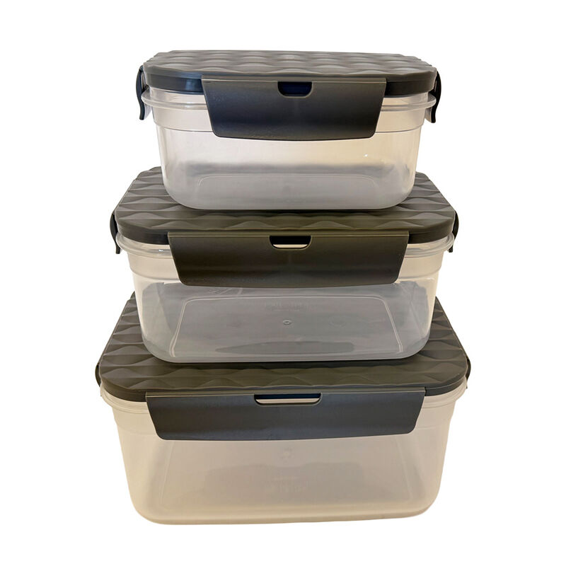 Phantom Chef Nest PP Silicone 6-Pc Food Container Set - Black image number 1
