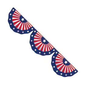 Amscan 11Ft Long Patriotic Bunting Garland