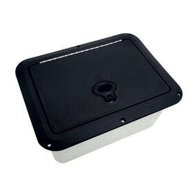 DPI Marine 9 in x 12 in Black Utility Tub, 5 in Depth 