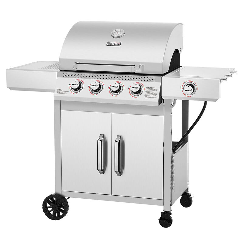 Royal Gourmet GE4001S 4-Burner Gas Grill w/Side Burner + Side Shelves image number 7