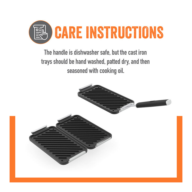 Yukon Glory Sear 'N Serve 4-Piece Cast Iron Grill Pan Set image number 5