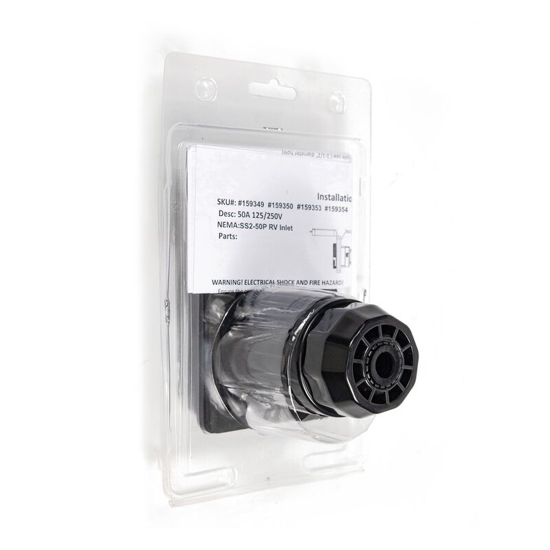 Electric World 50A RV Inlet in Black image number 10