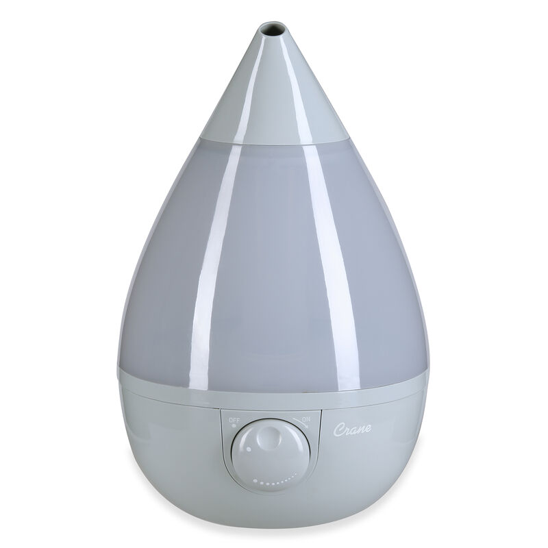 Crane Drop Ultrasonic Cool Mist Humidifier, Gray image number 1