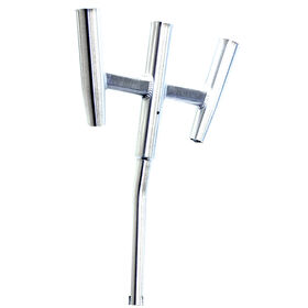 Tigress Triple Aluminum Rod Holder, Bent Butt