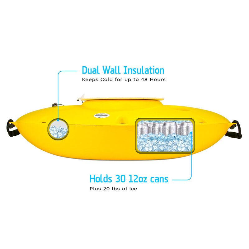 CreekKooler 30-Quart Floating Cooler, Red image number 2