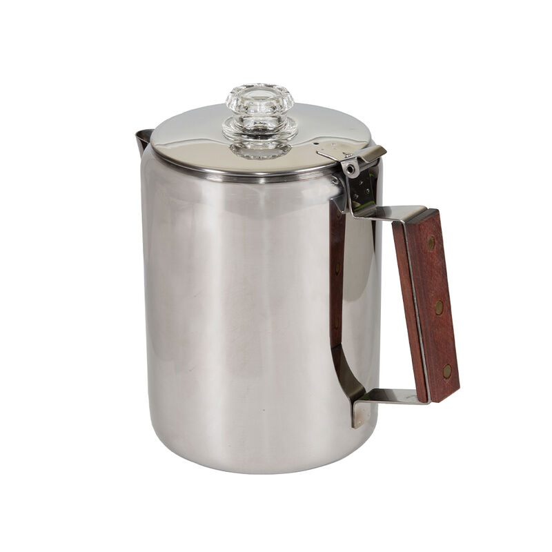 Stansport Stainless Steel Percolator 9-Cup Coffee Pot image number 3