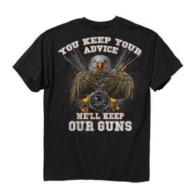 NRA Men's Keep Your Advice Short-Sleeve Tee