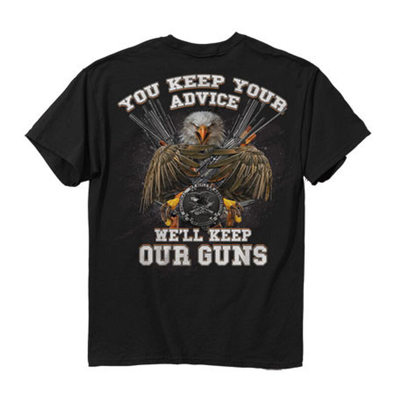NRA Men's Keep Your Advice Short-Sleeve Tee image number 1