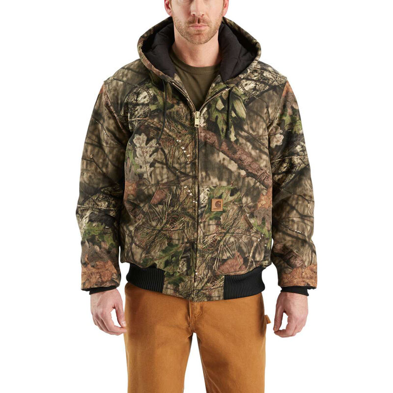 Carhartt Men's Quilted Flannel Camo Active Jacket image number 1