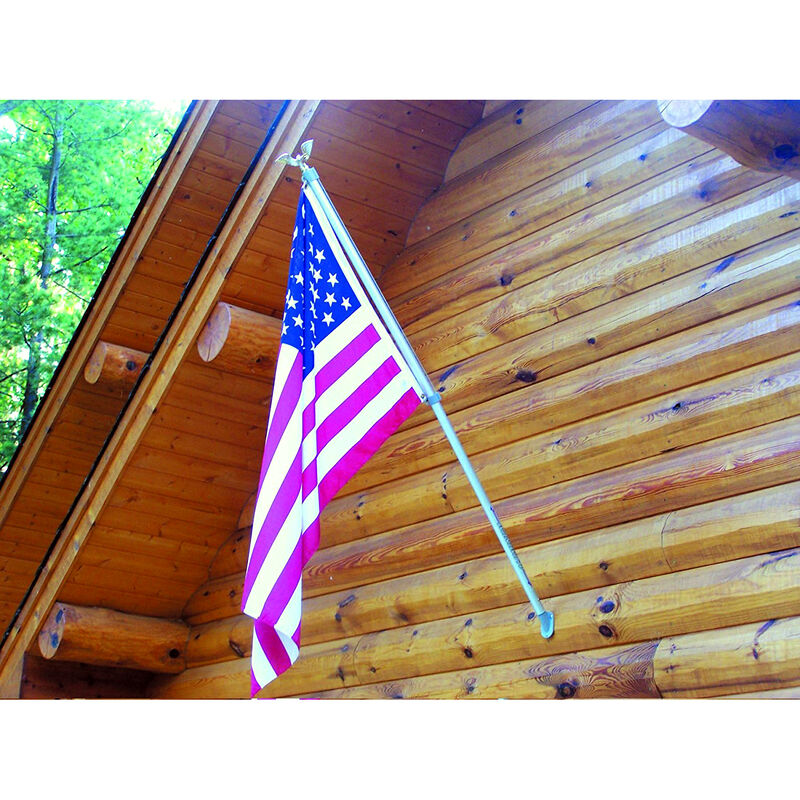 Dock Edge 6.5' Fly-Right Aluminum Flag Pole image number 1