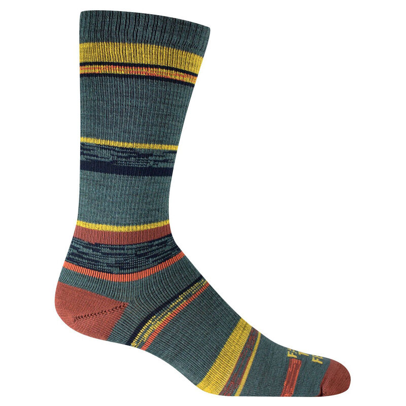 Farm To Feet Men’s King Ultra-Light Stripe Crew Socks image number 1