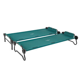 Disc-O-Bed Large Portable Cot System, Green