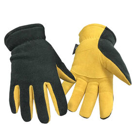 Hand Armor Men&rsquo;s Lined Fleece Glove with Deerskin Suede Palm