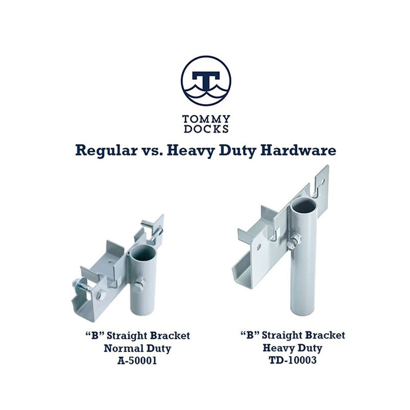 Tommy Docks "D" Inside Corner Bracket (3 Way) - Normal Duty image number 3