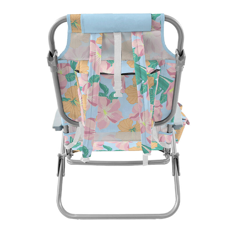 Hurley Printed Standard Backpack Beach Chair - Pink image number 5