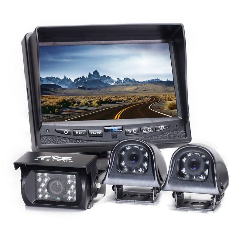 Rear View Safety Backup Camera System with Side Cameras image number 1