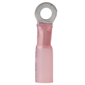 Ancor Heat Shrink Ring Terminals, 22-18 AWG, #8 Screw, 25-Pk.