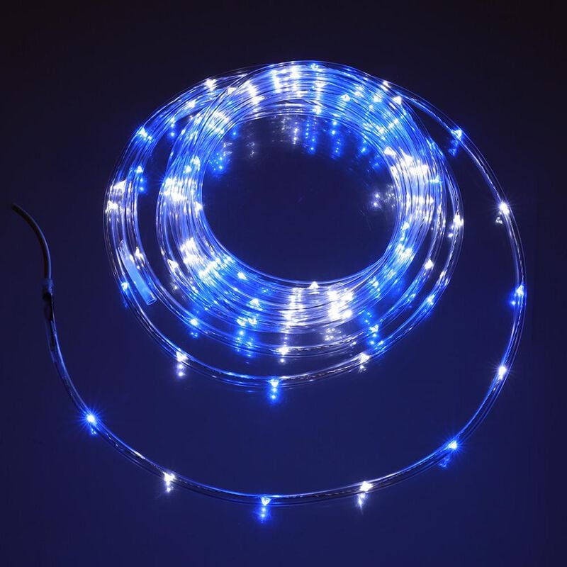Blue & White Mini Rope Light, 16' image number 1