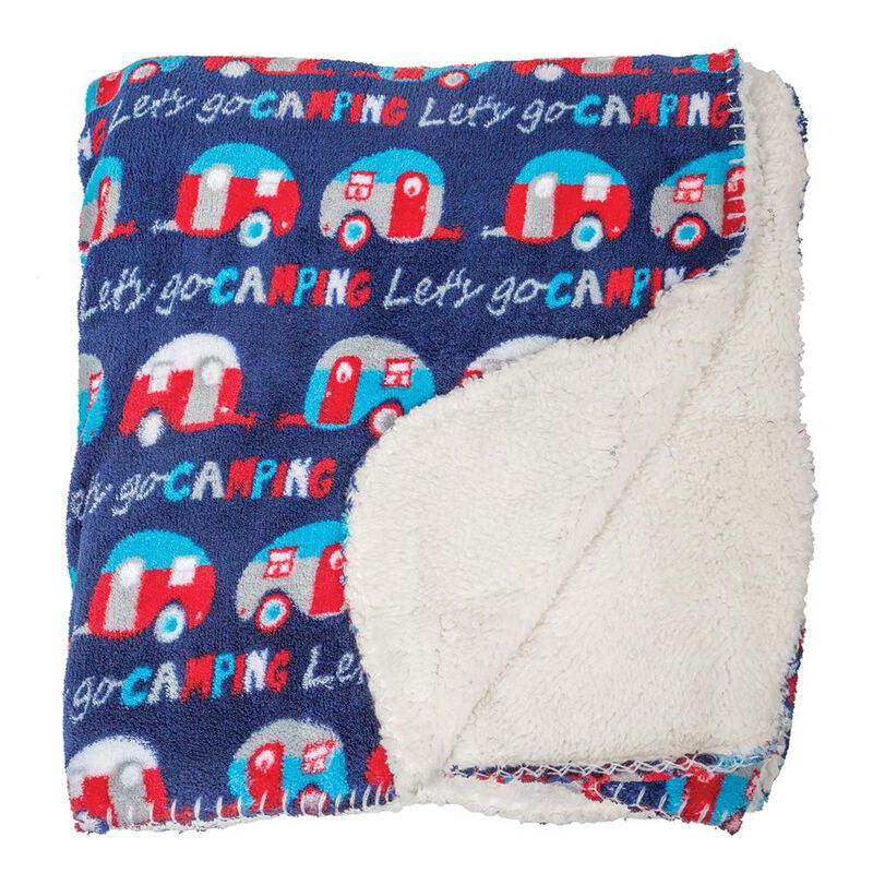 Let&rsquo;s Go Camping Throw, 50&rdquo; x 60&rdquo; image number 2