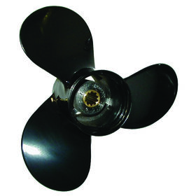 Michigan Wheel 3-Blade Prop, Pressed Rubber Hub / Aluminum, 9.375 dia x 12, RH