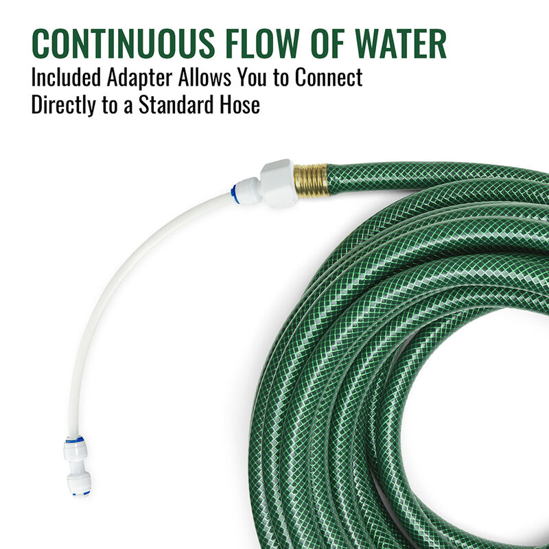 Outdoor 5 Gallon Portable Sink with Hose Adapter, Foot Pump, and Soap Dispenser image number 8