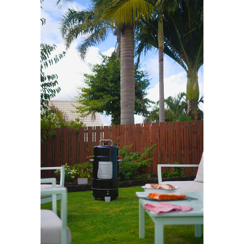 Grill Boss Vertical Charcoal Smoker, 4 Tiers image number 18