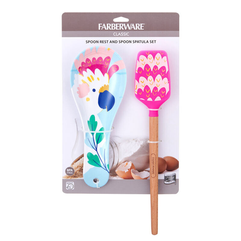 Farberware Spoon Rest and Spatula Set image number 2