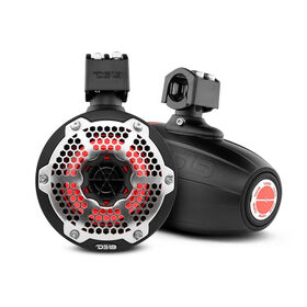 DS18 NXL-X6TPNEO 6.5" Marine Tower Speakers with RGB LED Lights, Pair
