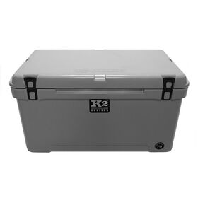 K2 Summit 70 Quart Cooler, Steel Gray
