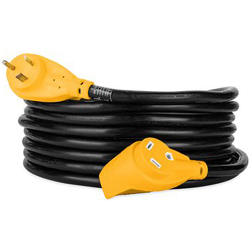 Camco Heavy-Duty RV Extension Cord with Power Grip Handles, 30A, 25', 10 ga. image number 1