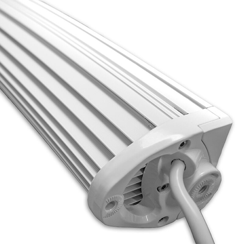New - 20inch Marine Grade Wrap Around White Shell Dual Row Light Bar with 120-Watt 40 x 3W High Intensity CREE LED  image number 5