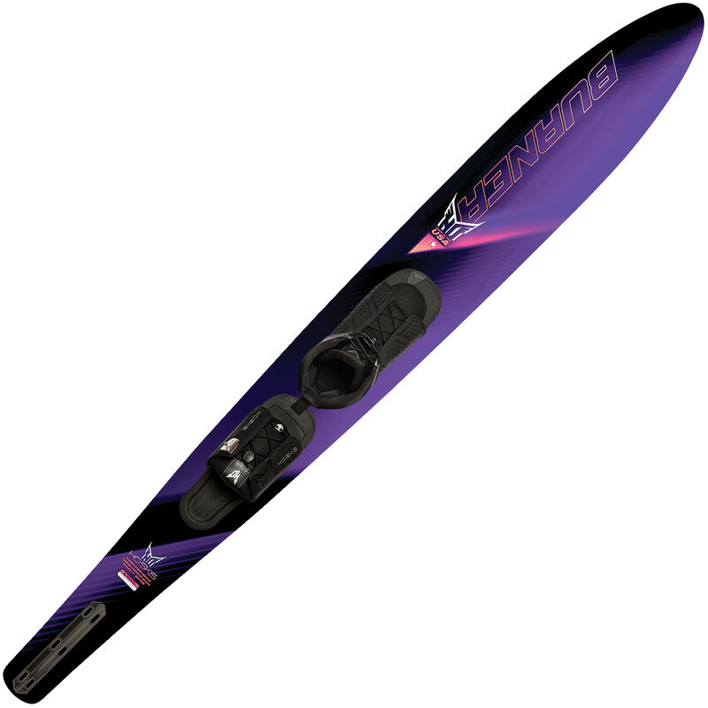 HO Women's Burner Slalom Waterski With Free-Max Binding And Rear Toe Plate image number 6