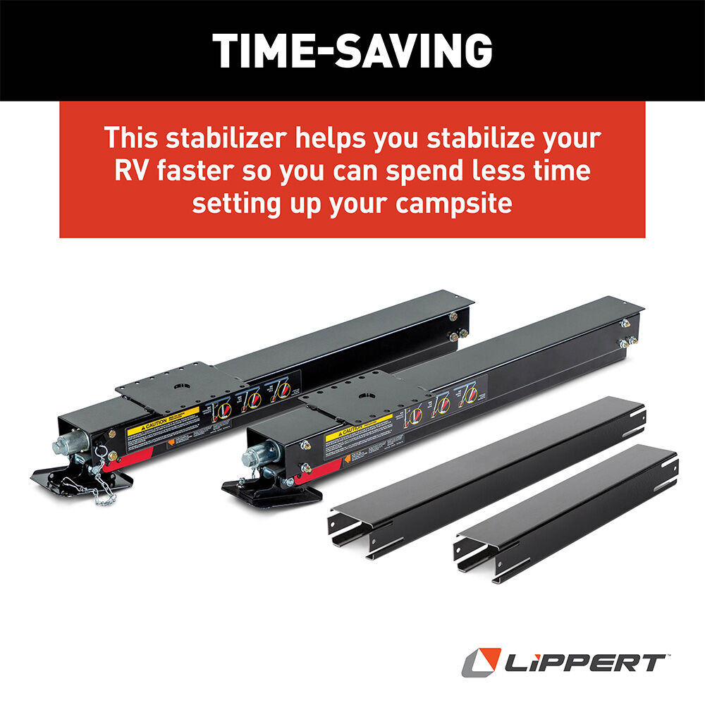 Lippert Quick Drop RV Stabilizer Double Leg Kit