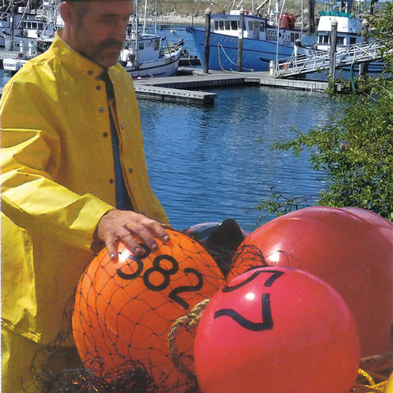 Commercial Fishing Net Buoy, Rocket Red (21" x 27") image number 1