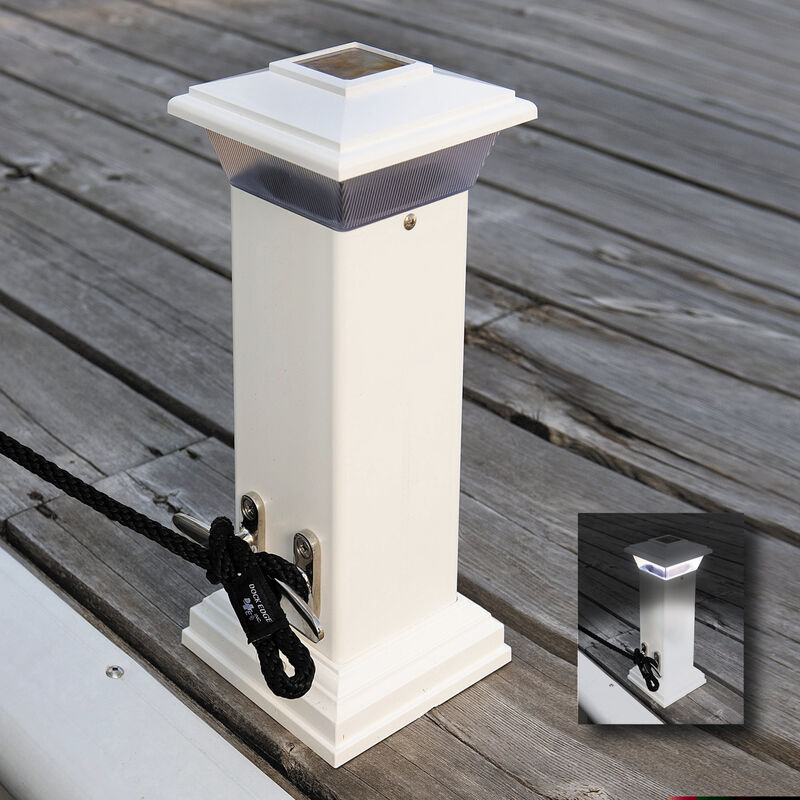 Dock Edge Solar Dock Light With Stainless Steel Cleat image number 5