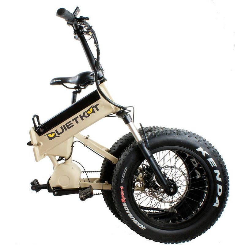 QuietKat F750-IBT Folding Electric Mountain Bike, Tan image number 12