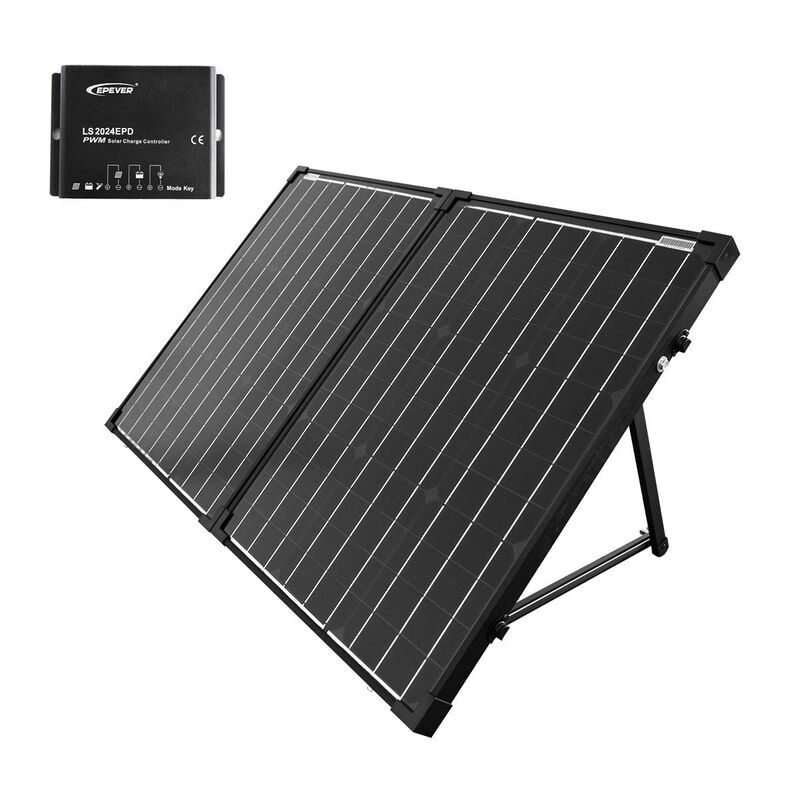 ACOPOWER 100W Foldable Solar Panel Kit wit Charge Controller image number 1
