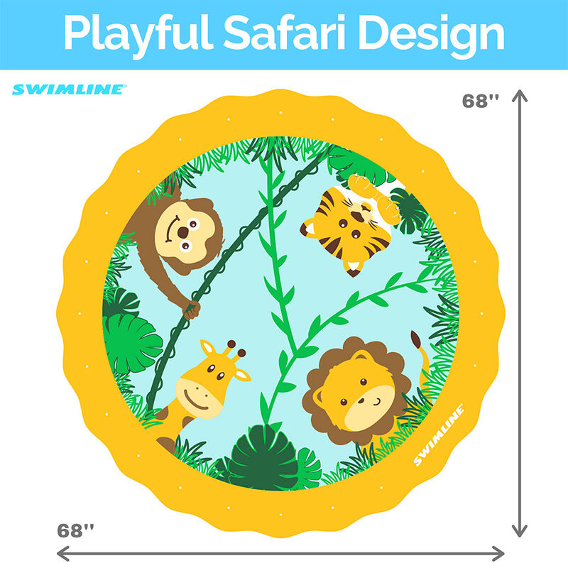 Swimline 68&rdquo; Safari Sprinkler Mat image number 4