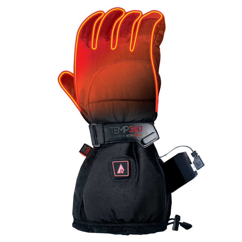 Temp360 Men's 5V Heated Snow Gloves image number 1