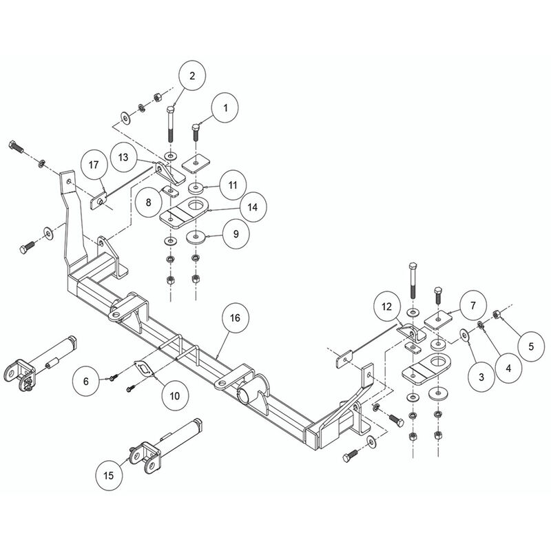 Roadmaster Direct-Connect Baseplate Kit— 2013-2019 Ford Flex (524435-5)