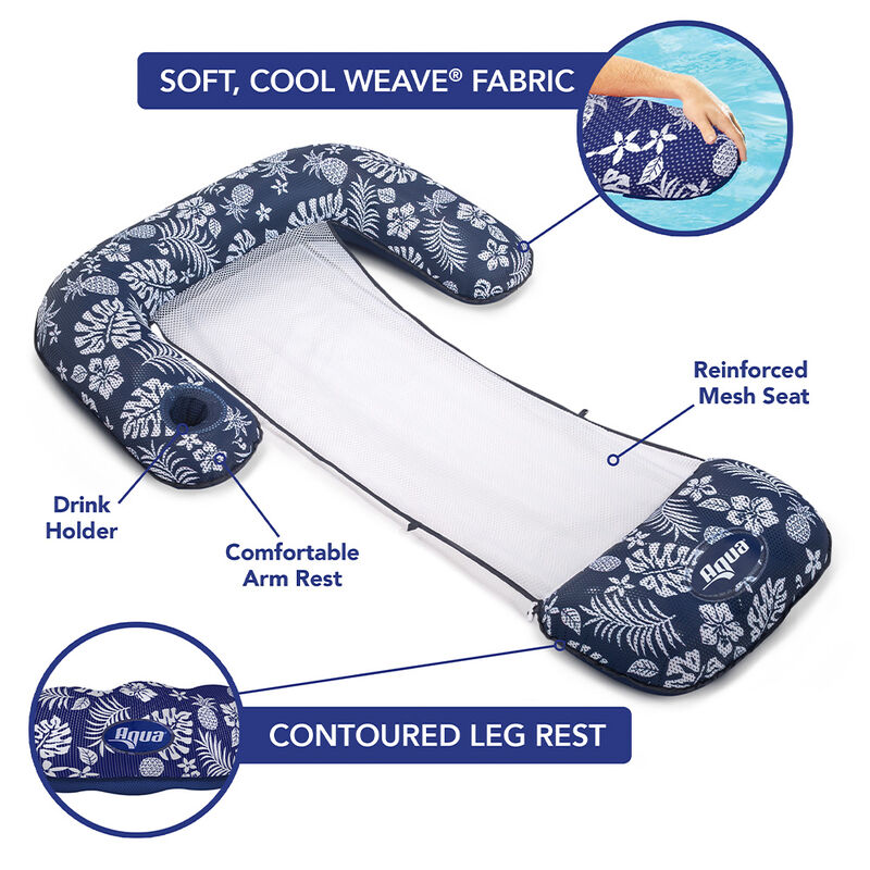 Aqua Leisure 3-in-1 Deluxe Lounge, Chair, and Drifter image number 7