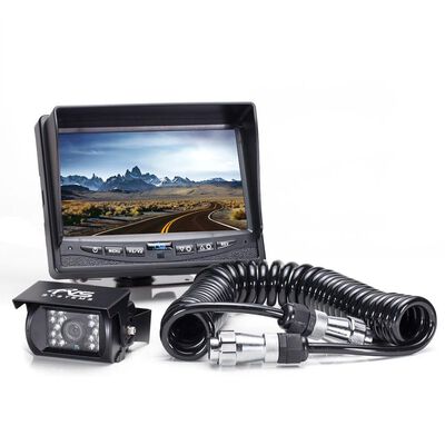 Rear View Camera System - One Camera Setup with Trailer Tow Quick Connect/Disconnect Kit
