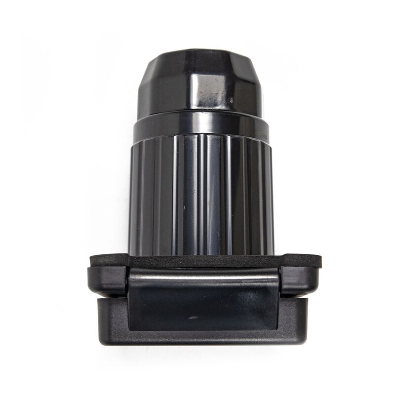Electric World 50A Black RV Inlet with Stainless Steel Cover image number 5