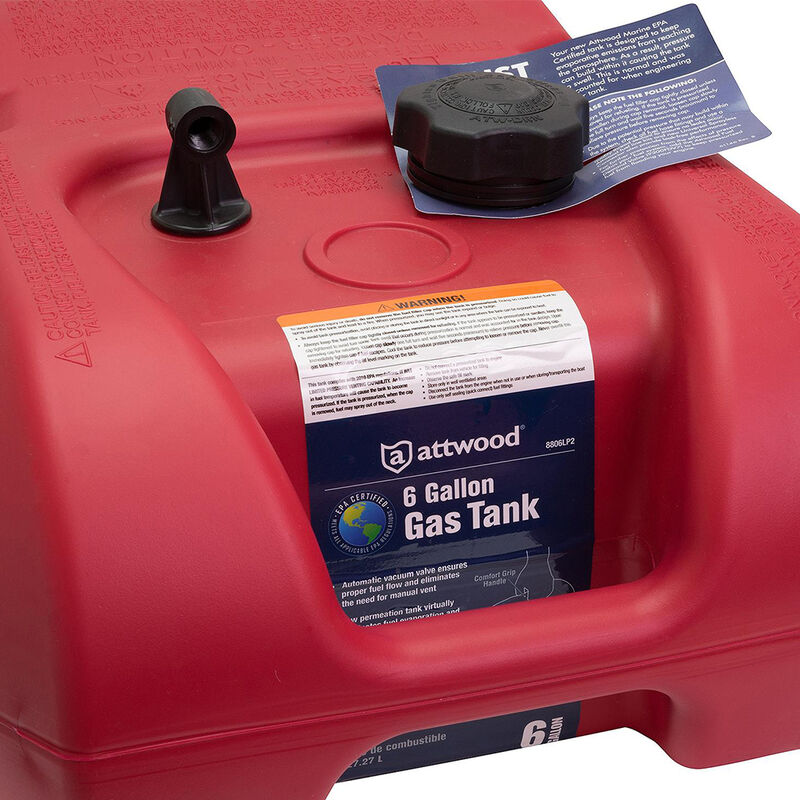 Attwood 6-Gallon Portable Fuel Tank image number 3