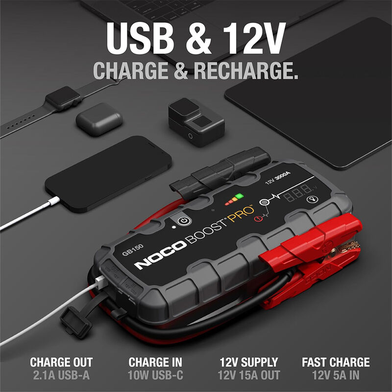 NOCO GB150 3000A 12V Boost PRO UltraSafe Jump Starter image number 4
