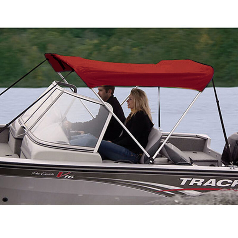 Shademate Polyester 2-Bow Bimini Top, 5'6"L x 42"H, 73"-78" Wide image number 11